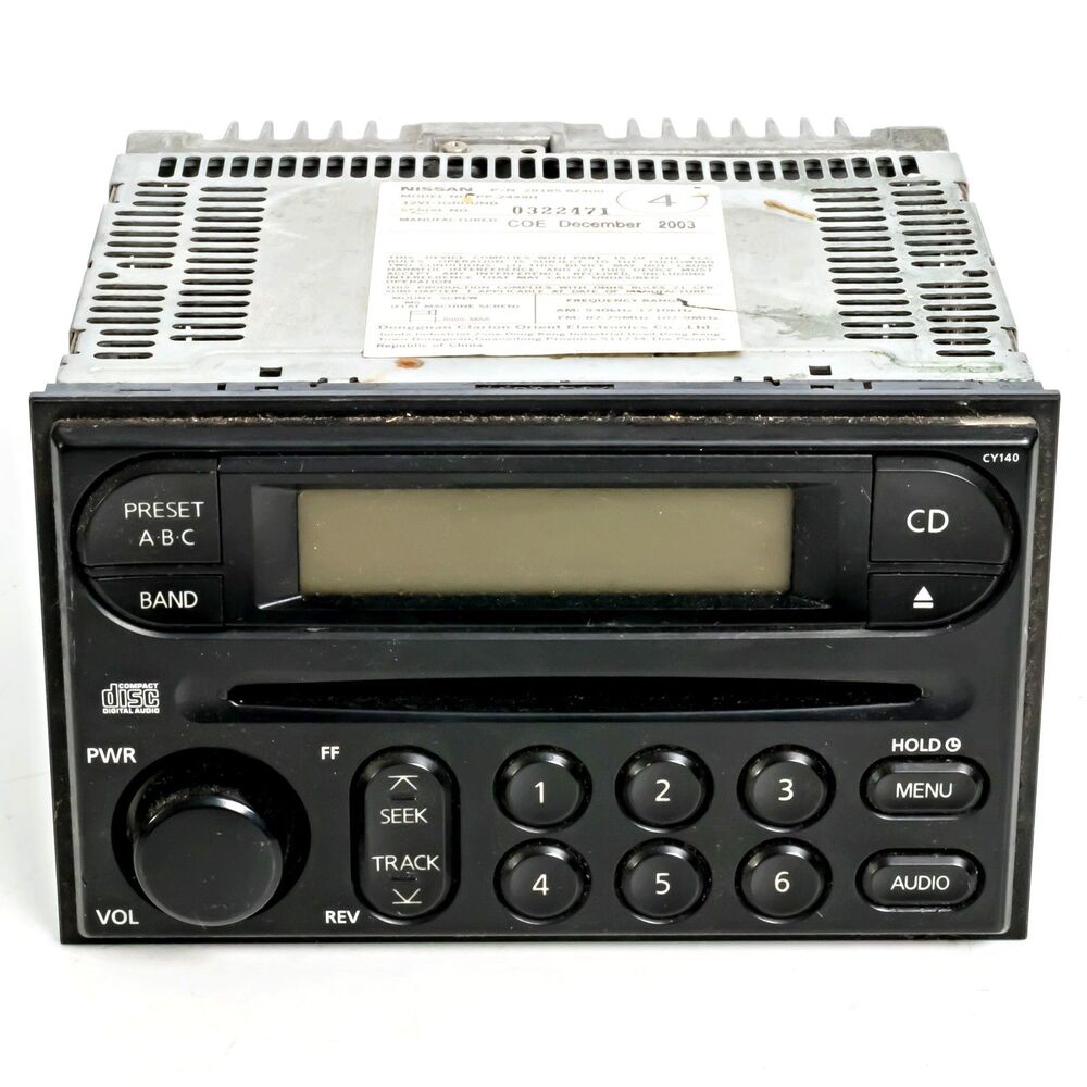 Nissan Radio Head Unit Stereo CD Player PP-2449H 286-9909-01 Dec 2003 OEM